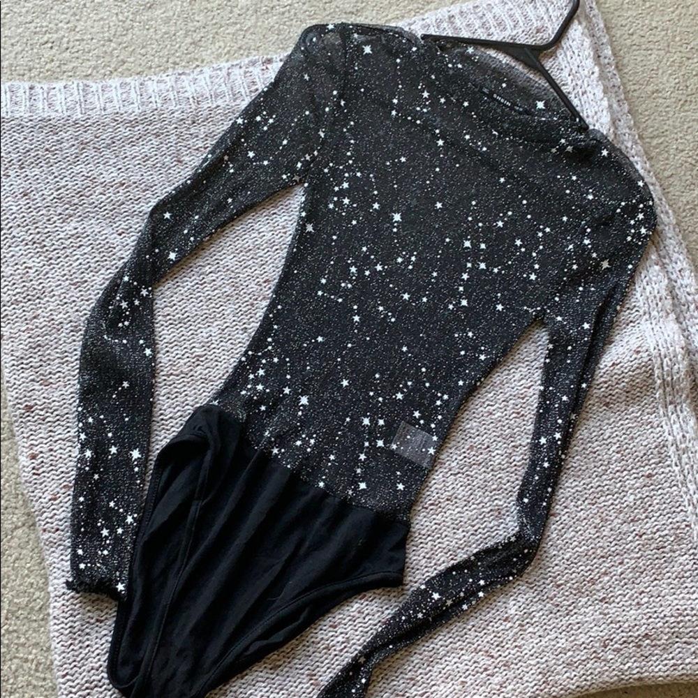 SHEIN XS Mesh Bodysuit